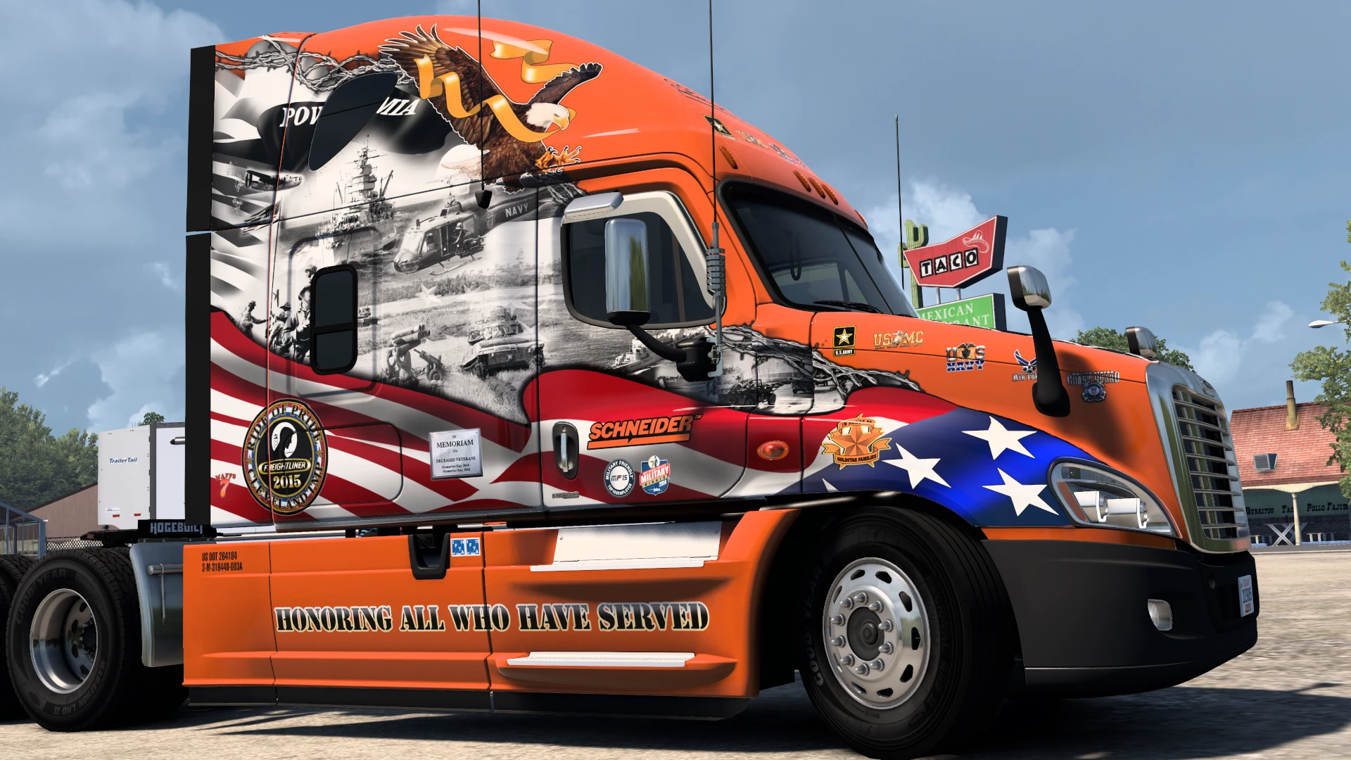 Schneider national ride of pride 2007-2015 for Jon Ruda s cascadia 125 8.0