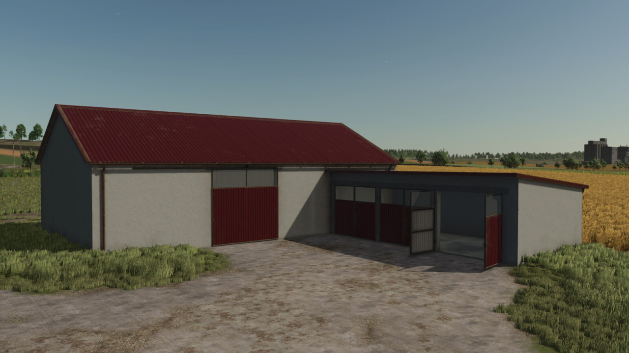 Garage With Storage