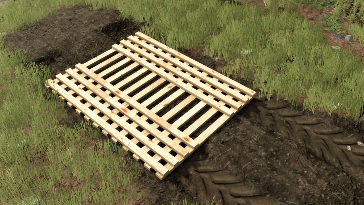 Wooden Ground Mat