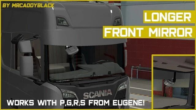 Lower Mirror for Scania Next Gen
