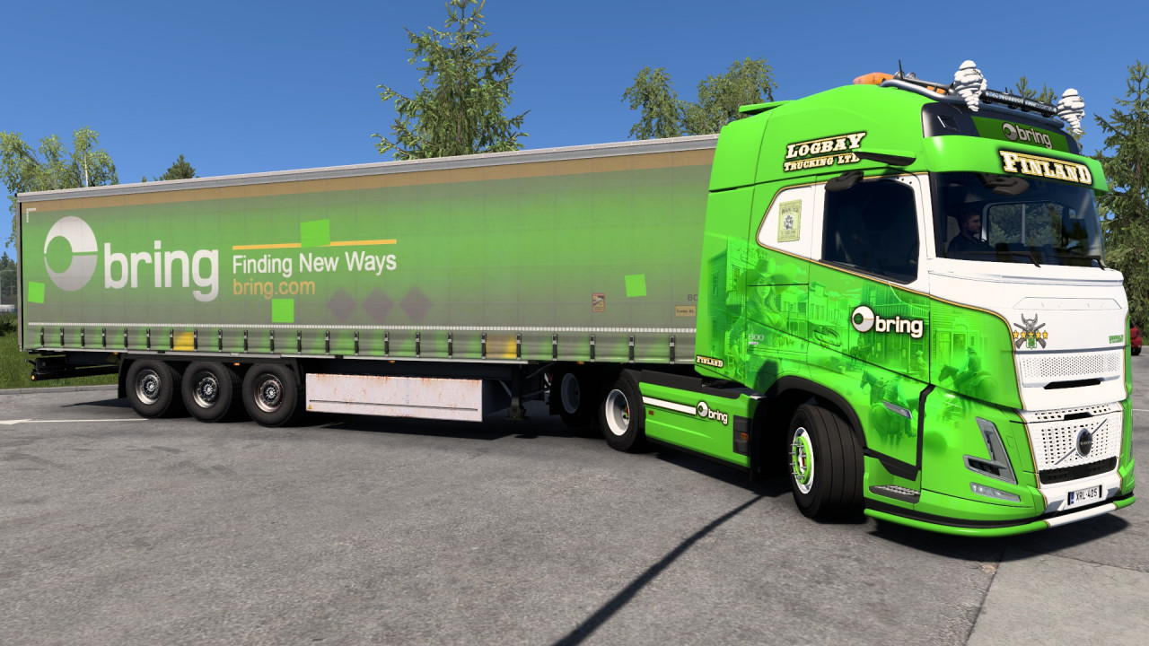 Logbay Trucking with Bring Skins