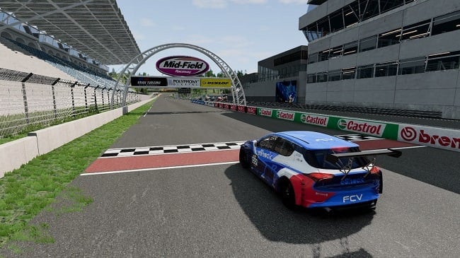 Midfield Raceway Map