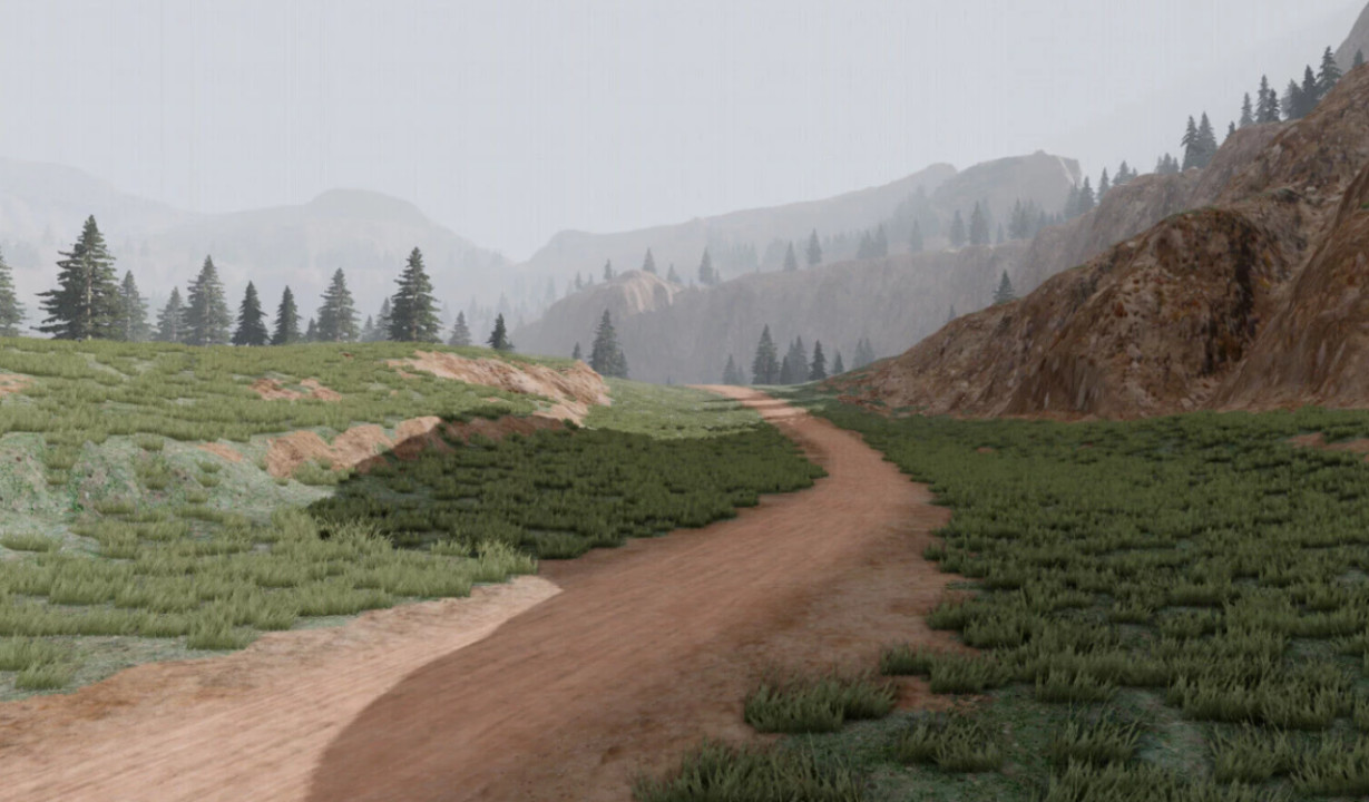 Beam Mountains - narrow mountain roads with steep turns