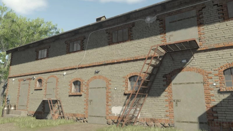 FS25 Small Old German Cowbarn