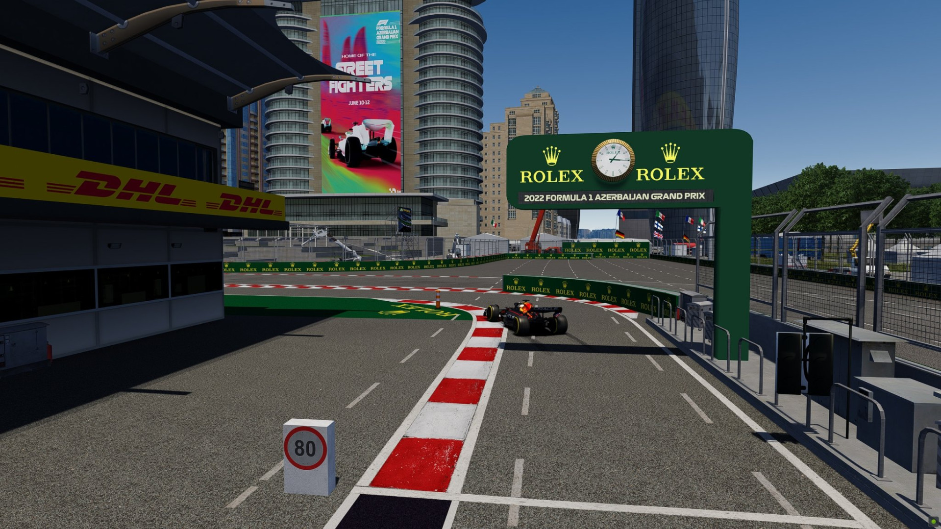Baku Formula 1 2022 Azerbaijan Grand Prix Add-ons Extension (for baku_2019 track) image 1