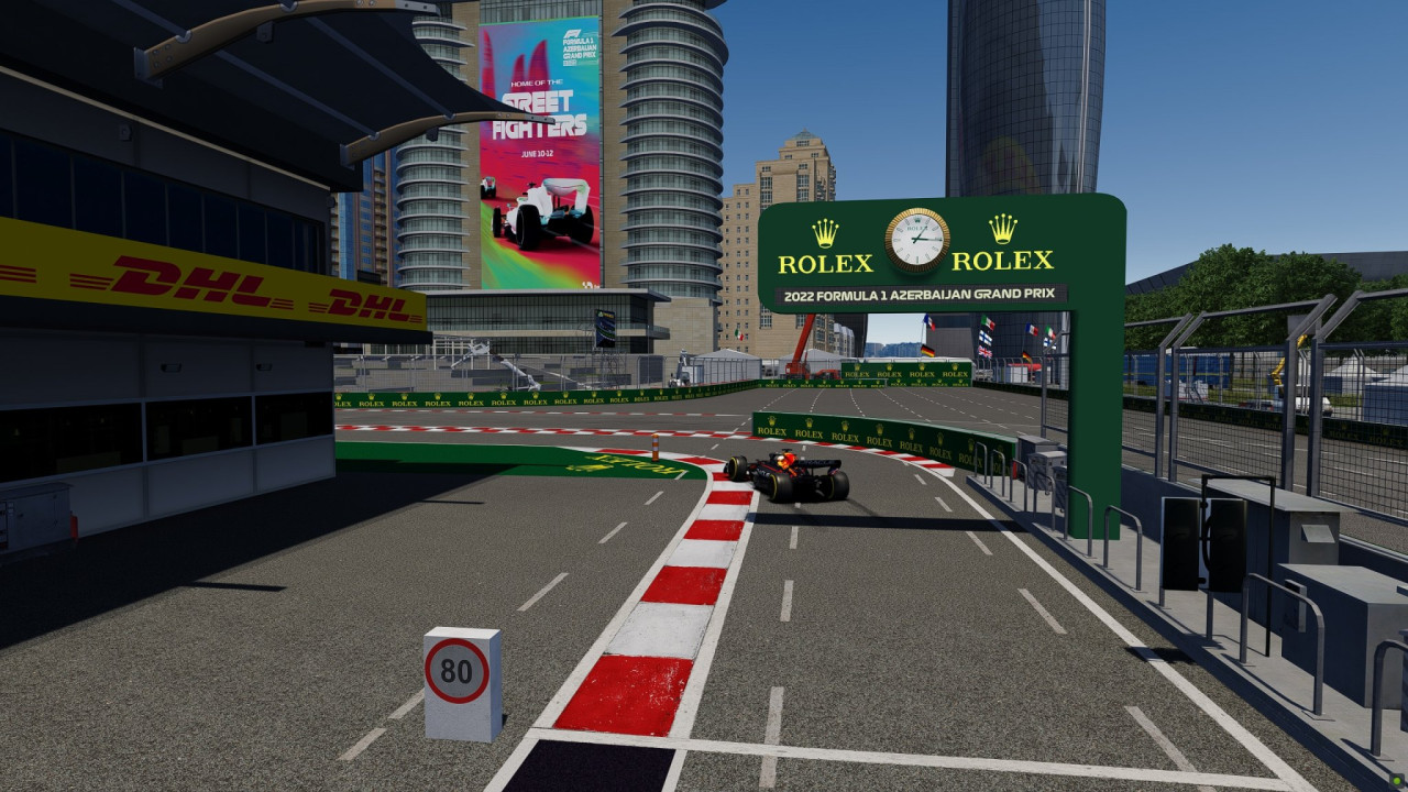 Baku Formula 1 2022 Azerbaijan Grand Prix Add-ons Extension (for baku_2019 track)