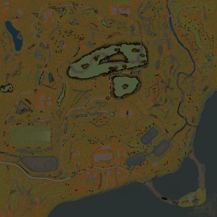 Autumn in the Outback Map
