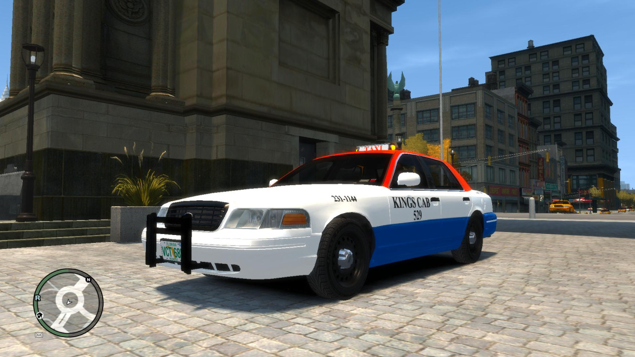 1999 Ford Crown Victoria Taxi "Kings Cab" Skin