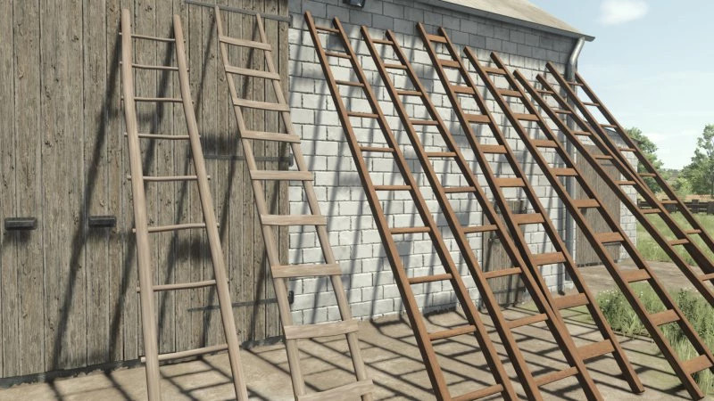 FS25 Wooden Ladder Pack