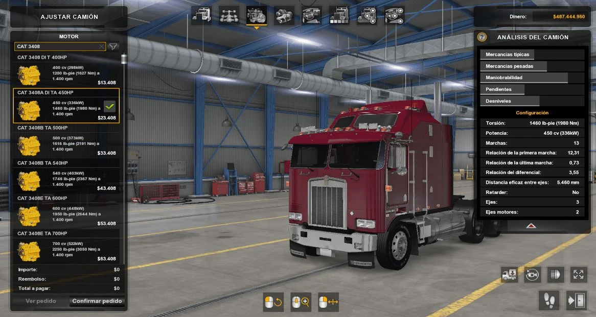 Caterpillar 3408 V8 Series engines pack