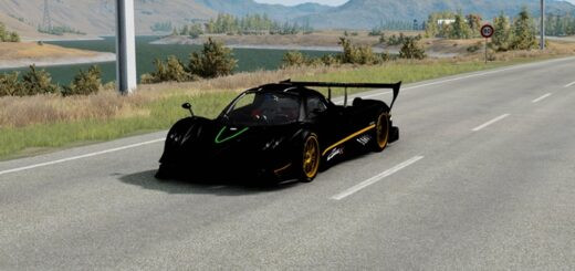 Pagani Zonda R Black