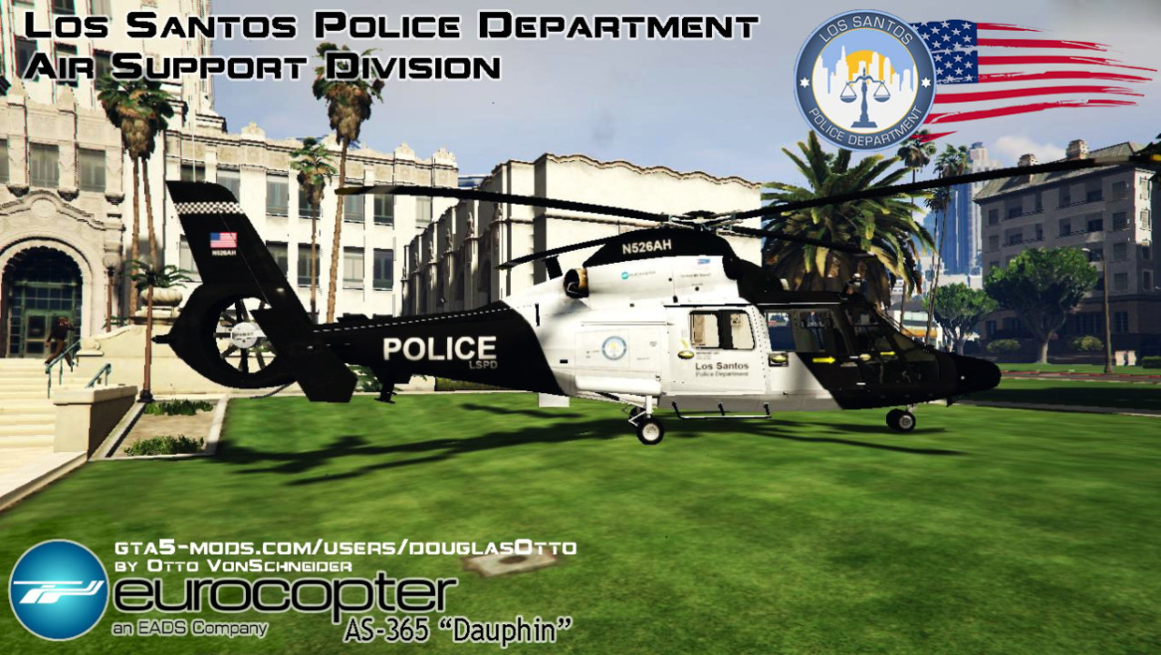 Eurocopter AS365 LSPD Police Helicopter