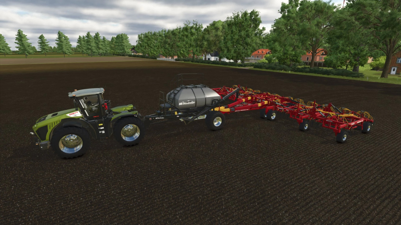 Hatzenbichler TH18 seed drill with seed and fertilizer tank