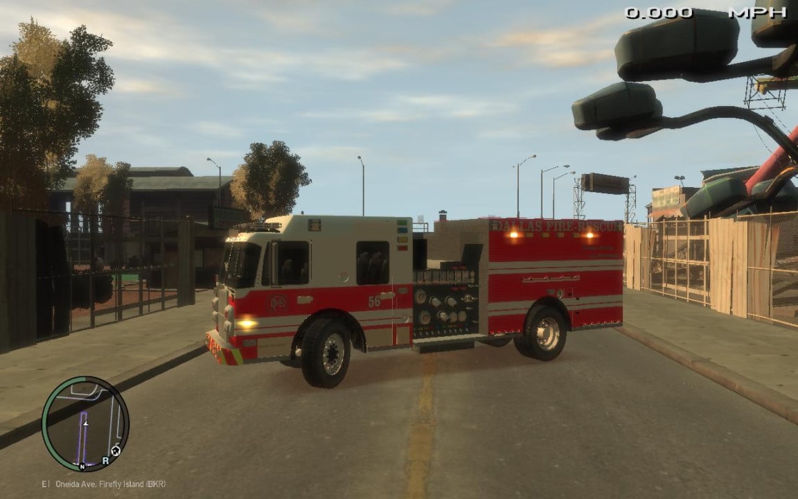 Dallas Texas Fire Rescue Engine