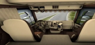 Scania RJL 4 Series Cream & Brown Interior v1.0 thumbnail 2