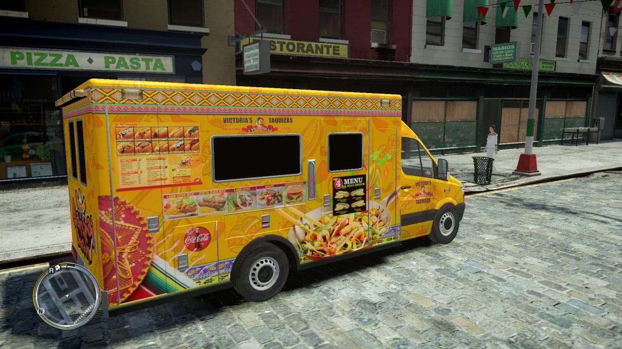 Mercedes Mexican Food Car