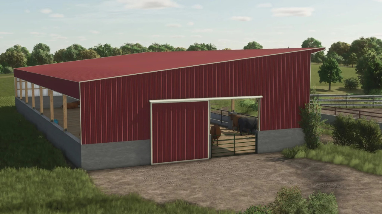 Cattle barn