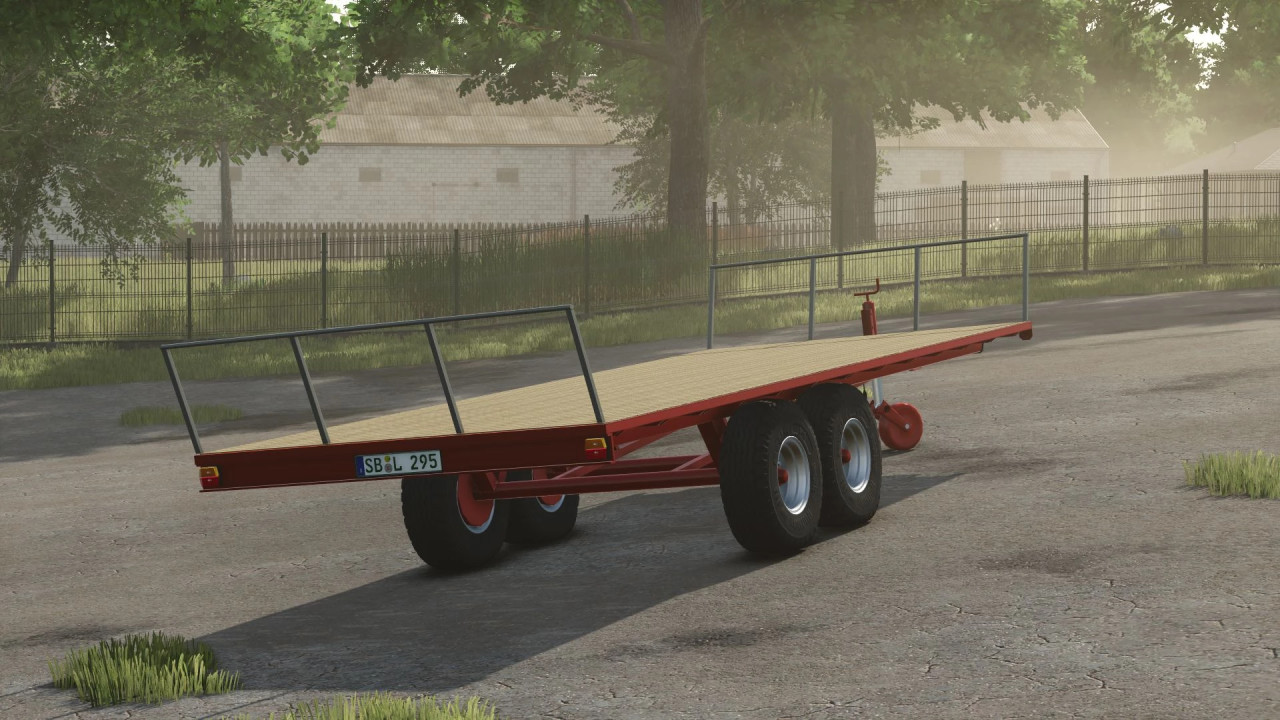 Fliegl self made bale wagons