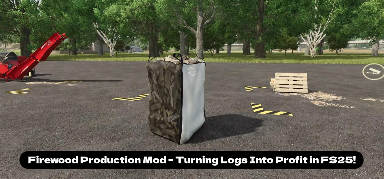 Firewood Production Mod – Turning Logs Into Profit in FS25!