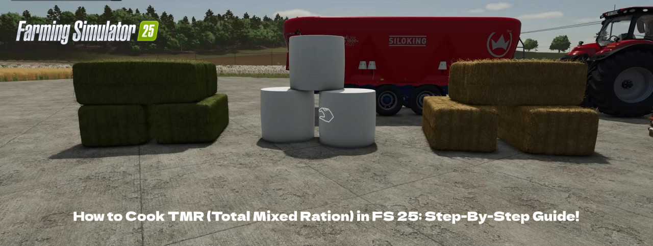How to Make TMR (Total Mixed Ration) in FS 25: Step-By-Step Guide!