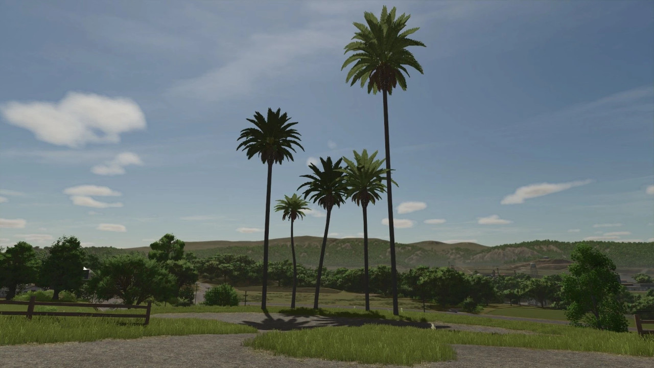 Placeable palm tree