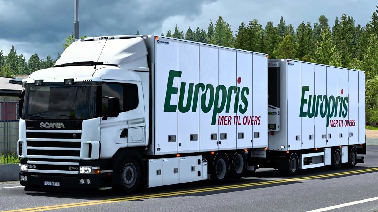 Bussbygg Chassis + Drawbar Trailer