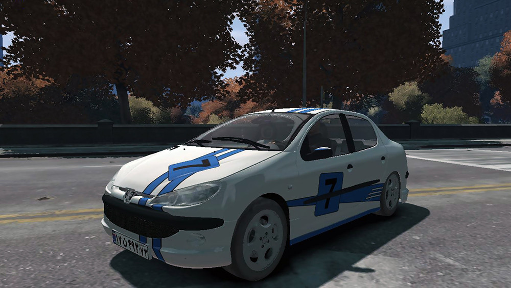 206 SD Blue Sport Nom7 PaintJob