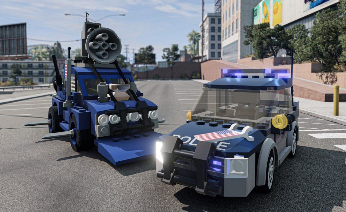 Toy Building Block Car