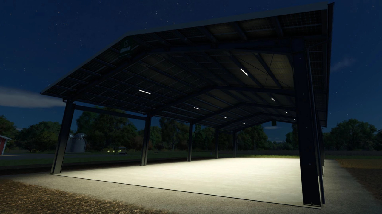 Shelter with Solar Roof