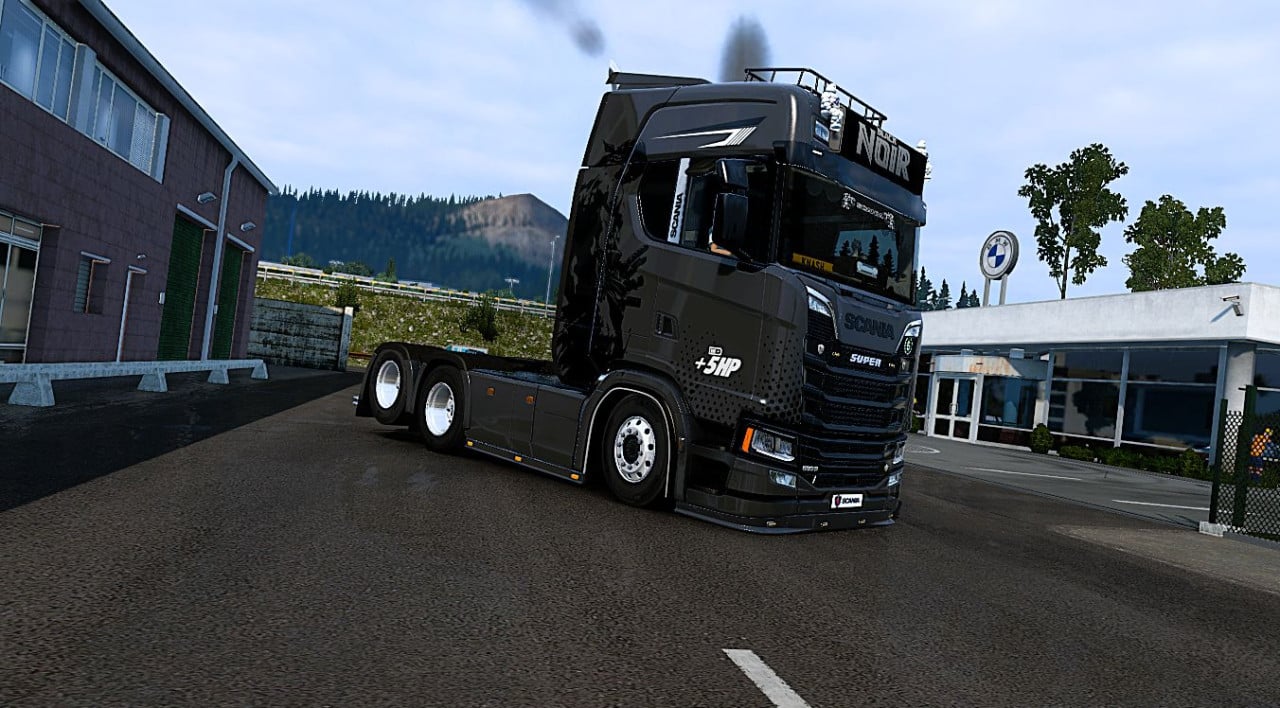 Black noir scania S skin