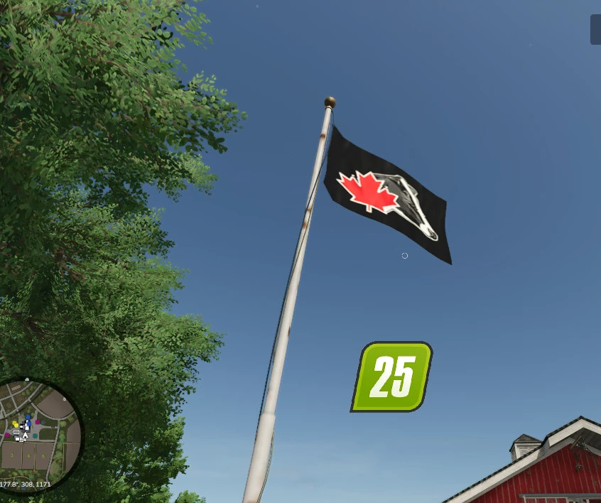 FS25 Holstein Canada Flag