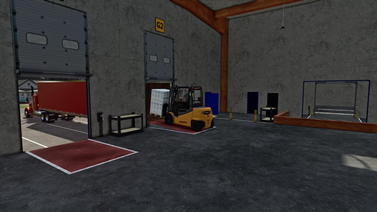 Logistic pallet warehouse