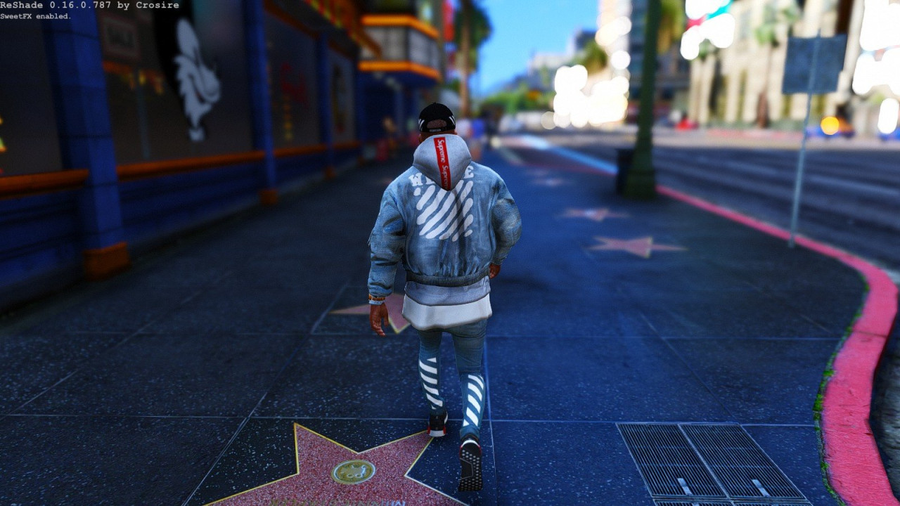 Off White Denim Jacket/Bomber + Off White Jeans