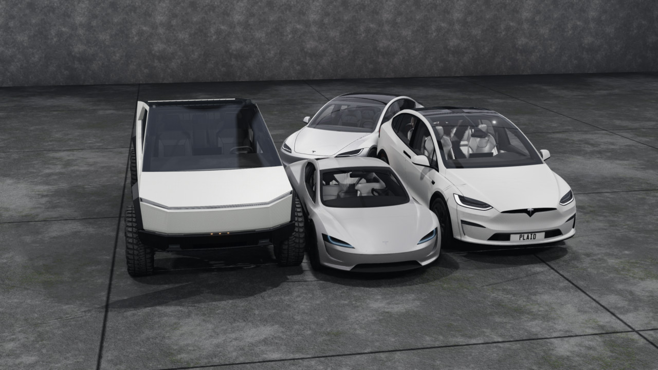 High Quality Free Tesla Vehicle Pack!