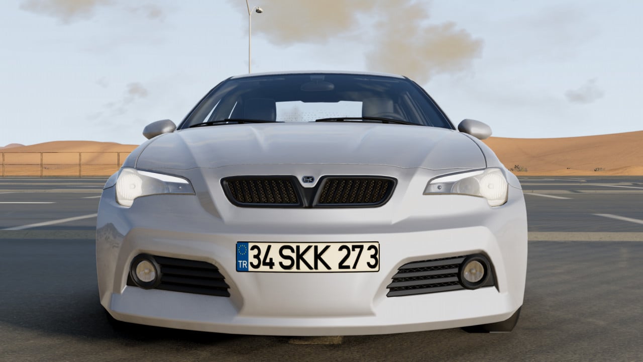 Turkish Modern APP Plate (NEW FONT)