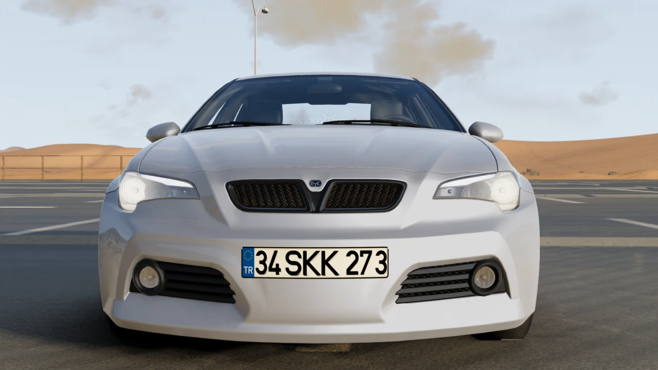 Turkish Modern APP Plate (NEW FONT)