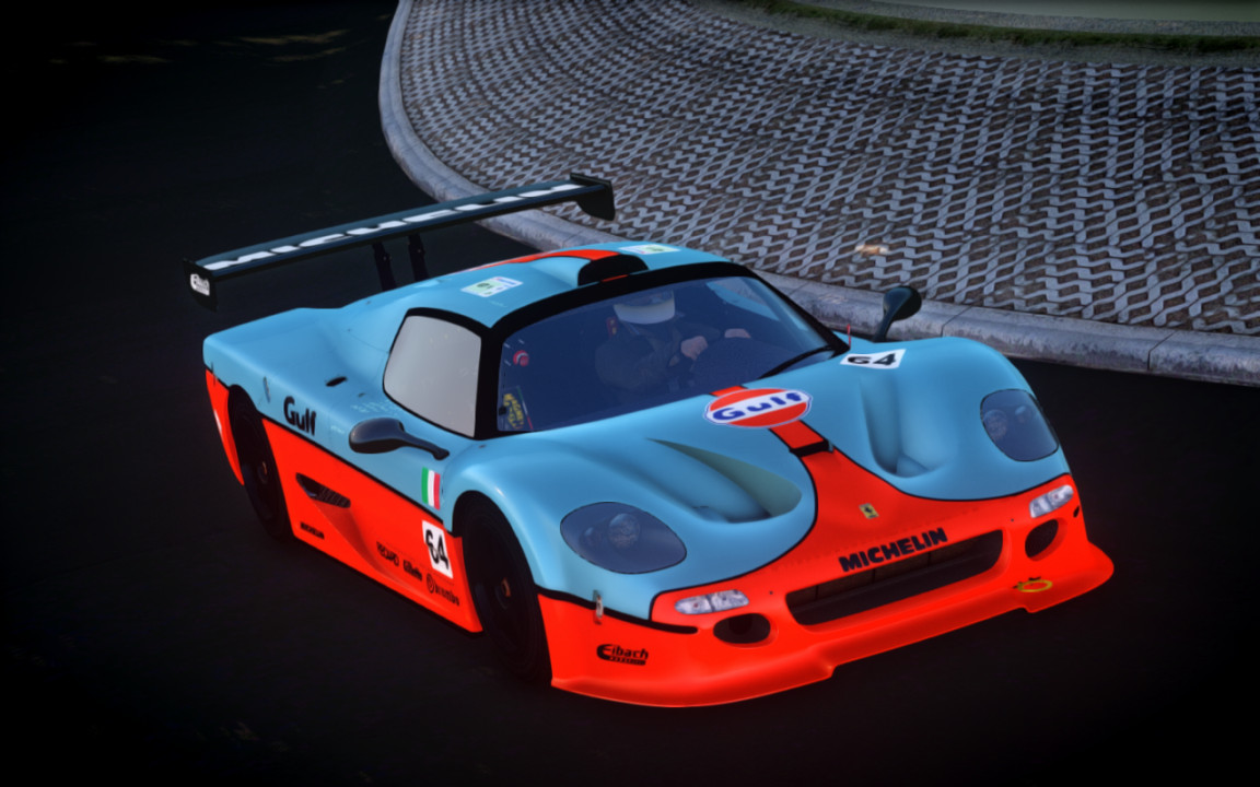 1996 Ferrari F50 GT "Gulf" Paintjob