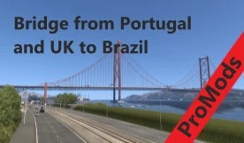 Bridge from Portugal and UK to Brazil and France (Map EAA)