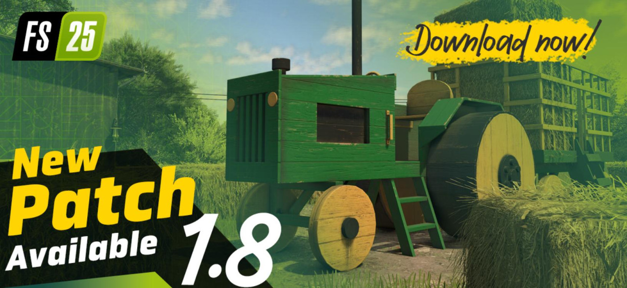FS25 Update: Patch 1.8 Drops with New Features
