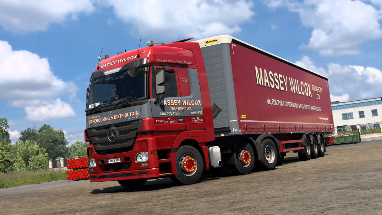 Massey Wilcox - Mercedes MP3 & Wielton Trailer