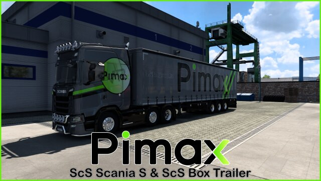 Pimax VR Custom Truck & Trailer skin