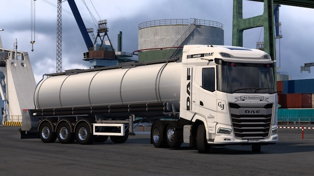G & J Shuttleworth DAF XG & Feldbinder food tanker