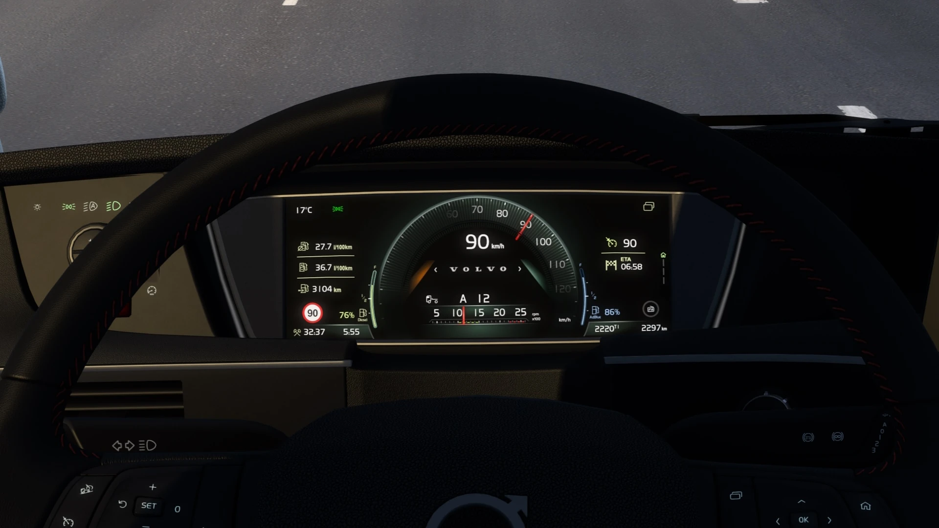 Volvo FH5 Improved Dashboard 1.0