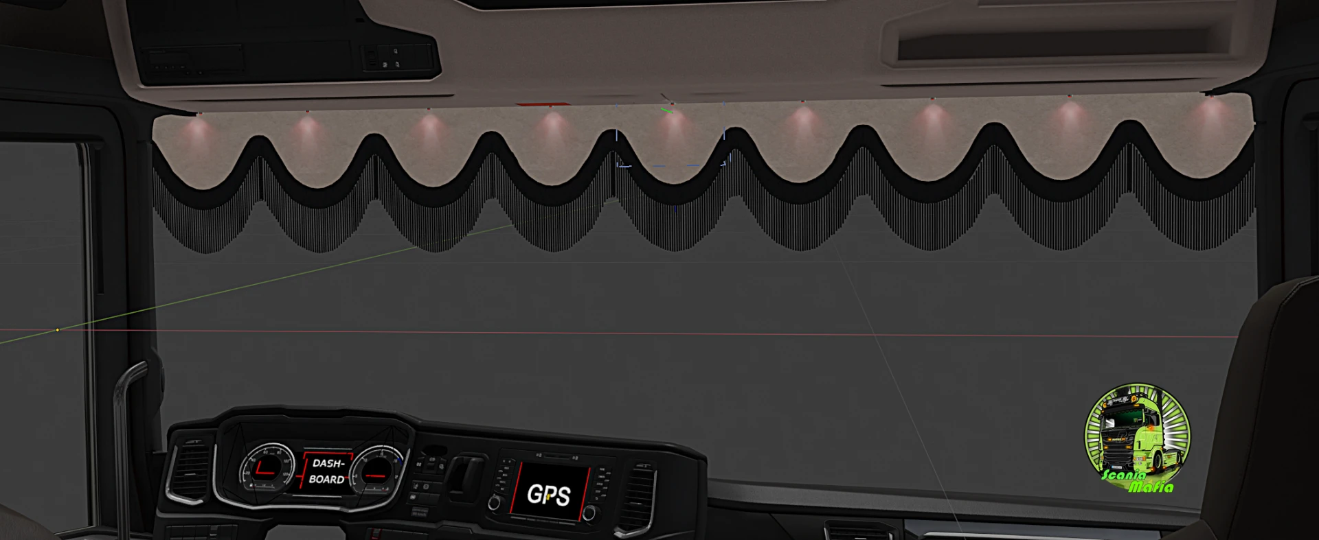 Curtain with Red Lights 1 thumbnail 6