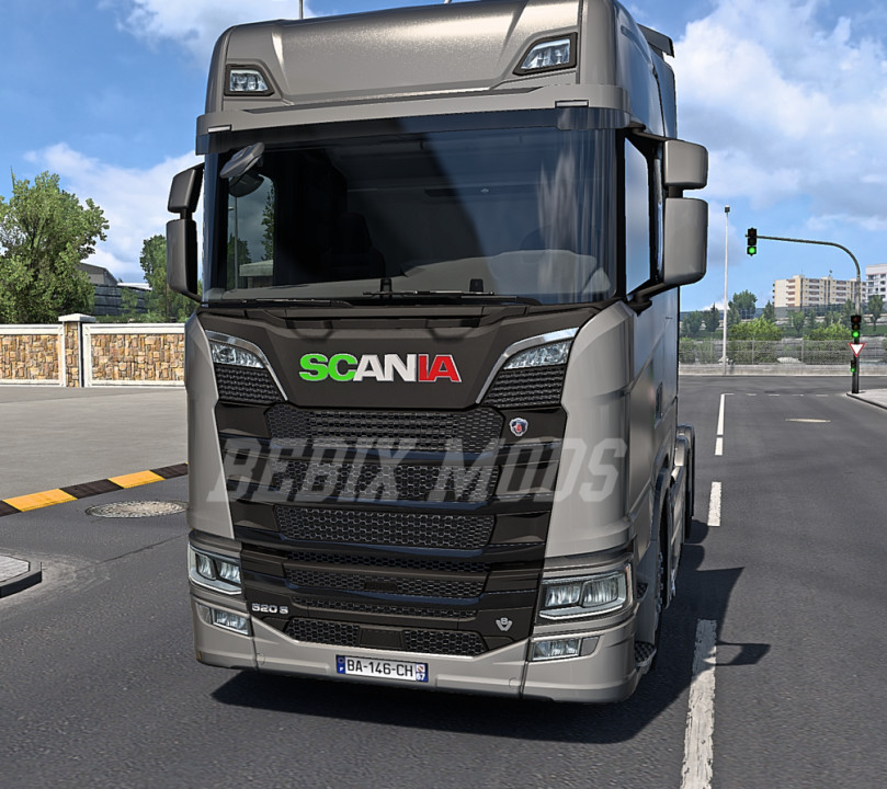 SCANIA LOGO LED FLAG ITALY