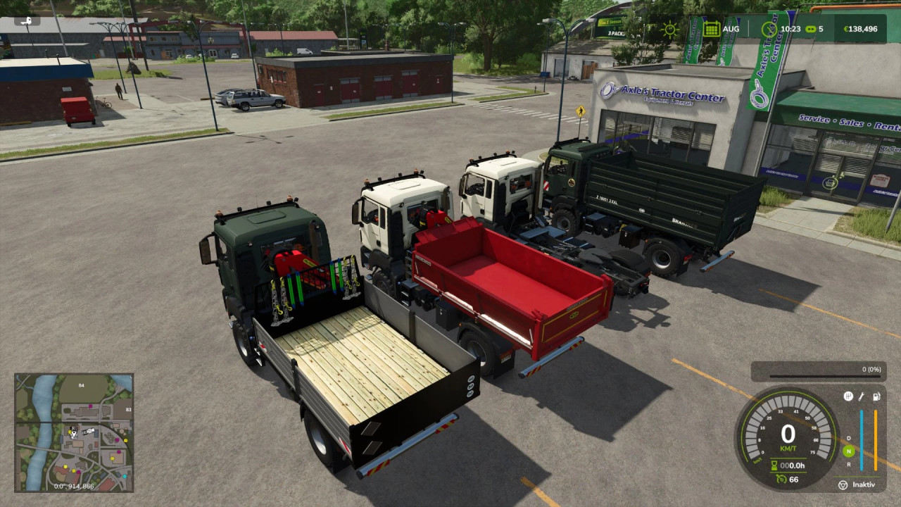 MAN TGS 18 with 4x4 and Crane