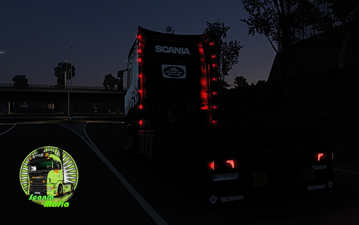 Scania S Lights On the Back TMP