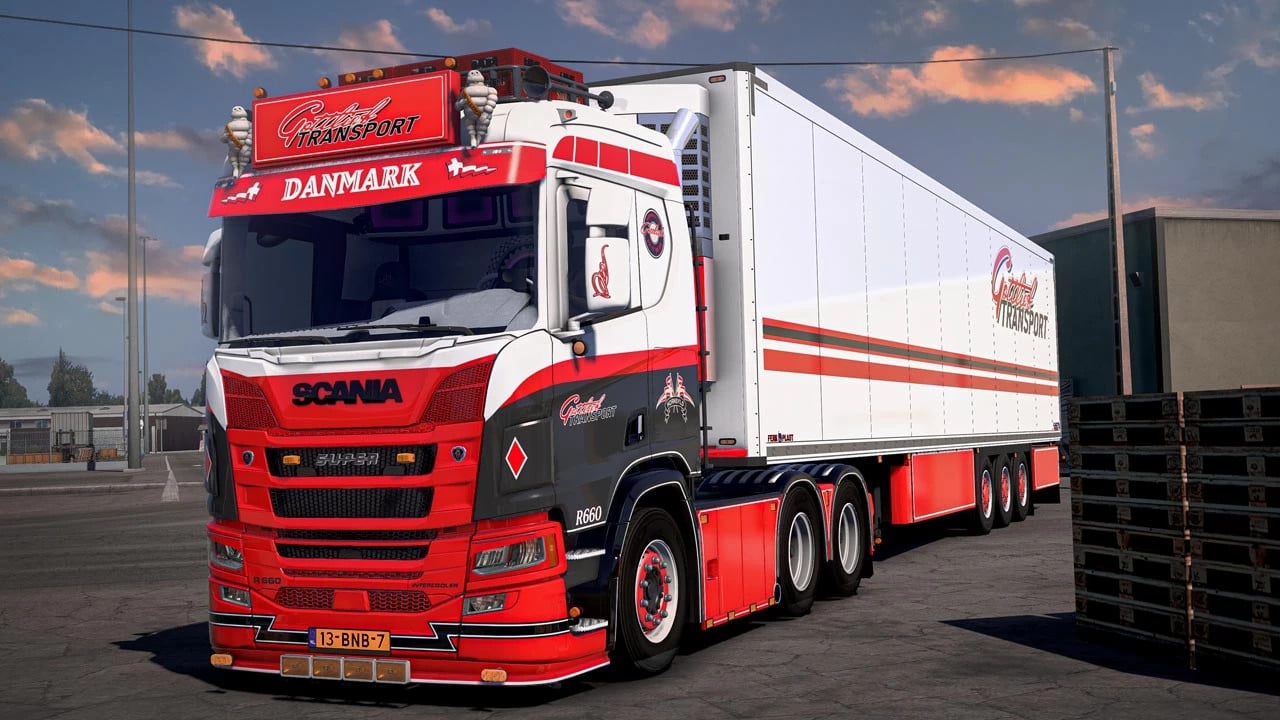Scania R660 DANMARK + Trailer