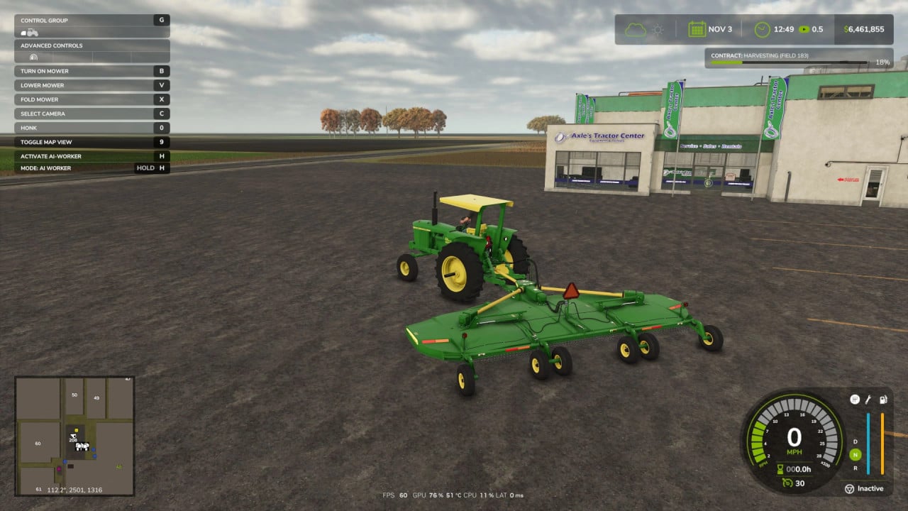 John Deere HX20 Mower