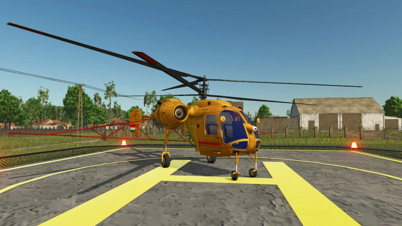 Helicopter KA26 Fertilizer Sprayer